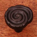 RK International [CK-207-RB] Solid Brass Cabinet Knob - Swirl - Oil Rubbed Bronze Finish - 1 5/16&quot; Dia.