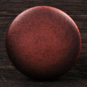 RK International [CK-3214-DC] Solid Brass Cabinet Knob - Flat Face - Distressed Copper Finish - 1 1/4" Dia.