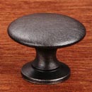 RK International [CK-3214-DN] Solid Brass Cabinet Knob - Flat Face - Distressed Nickel Finish - 1 1/4" Dia.