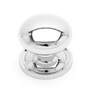 RK International [CK-3217-ATPN] Solid Brass Cabinet Knob - Small Solid Round w/ Back Plate - Polished Nickel Finish - 1 1/4" Dia.