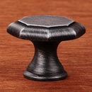 RK International [CK-3252-DN] Solid Brass Cabinet Knob - Octagonal - Distressed Nickel Finish - 1 1/4&quot; Dia.