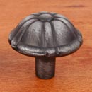 RK International [CK-704-DN] Solid Brass Cabinet Knob - Small Petal - Distressed Nickel Finish - 1 1/4&quot; Dia.