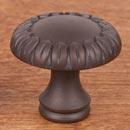 RK International [CK-759-RB] Solid Brass Cabinet Knob - Small Petals at Edge - Oil Rubbed Bronze Finish - 1 1/4" Dia.