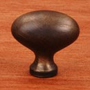 RK International [CK-8215-AE] Solid Brass Cabinet Knob - Football - Antique English Finish - 1 5/16&quot; L