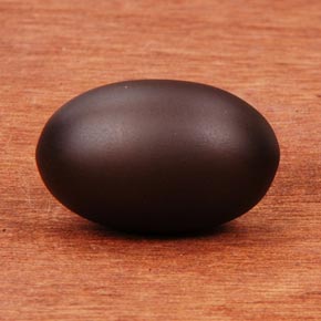 RK International [CK-8215-RB] Solid Brass Cabinet Knob - Small Oval - Oil Rubbed Bronze Finish - 1 5/16" L