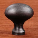 RK International [CK-8216-DN] Solid Brass Cabinet Knob - Large Oval - Distressed Nickel Finish - 1 3/8&quot; L