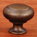 RK International [CK-91-AE] Hollow Brass Cabinet Knob - Hollow Two-Step - Antique English Finish - 1 1/4" Dia.