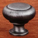 RK International [CK-91-DN] Hollow Brass Cabinet Knob - Hollow Two-Step - Distressed Nickel Finish - 1 1/4&quot; Dia.