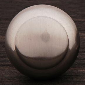 RK International [CK-91-P] Solid Brass Cabinet Knob - Hollow Two-Step - Pewter Finish - 1 1/4" Dia.