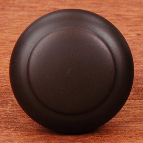 RK International [CK-91-RB] Solid Brass Cabinet Knob - Hollow Two-Step - Oil Rubbed Bronze Finish - 1 1/4" Dia.