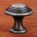 RK International [CK-9214-DN] Solid Brass Cabinet Knob - Step Up Beauty - Distressed Nickel Finish - 1 1/4&quot; Dia.