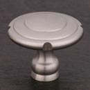 RK International [CK-9301-P] Solid Brass Cabinet Knob - Small Truncated Edge - Satin Nickel Finish - 1 1/4" Dia.