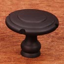 RK International [CK-9301-RB] Solid Brass Cabinet Knob - Small Truncated Edge - Oil Rubbed Bronze Finish - 1 1/4" Dia.