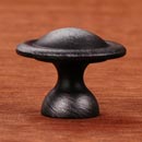 RK International [CK-9303-DN] Solid Brass Cabinet Knob - Small Smooth Dome - Distressed Nickel Finish - 1 1/4" Dia.