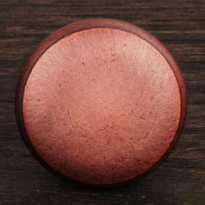 RK International [CK-9305-DC] Solid Brass Cabinet Knob - Solid w/ Flat Edge - Distressed Copper Finish - 1 1/4" Dia.