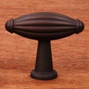 RK International [CK-9308-RB] Solid Brass Cabinet Knob - Small Indian Drum - Oil Rubbed Bronze Finish - 1 3/4" L