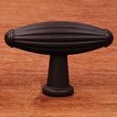 RK International [CK-9309-RB] Solid Brass Cabinet Knob - Large Indian Drum - Oil Rubbed Bronze Finish - 2 1/4&quot; L