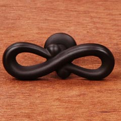 RK International [CK-9317-RB] Solid Brass Cabinet Knob - Butterfly Pretzel - Oil Rubbed Bronze Finish - 2 1/8" L