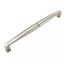 RK International [CP-663-P] Die Cast Zinc Cabinet Pull Handle - Alder Series - Oversized - Satin Nickel Finish - 8" C/C - 8 1/2" L