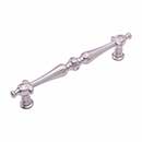 RK International [CP-621-P] Solid Brass Cabinet Pull Handle - Augustine Series - Oversized - Satin Nickel Finish - 5" C/C - 6 1/4" L