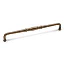 RK International [CP-806-AE] Solid Brass Cabinet Pull Handle - Barrel Middle - Oversized - Antique English Finish - 8&quot; C/C - 8 7/16&quot; L