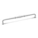 RK International [CP-806-P] Solid Brass Cabinet Pull Handle - Barrel Middle - Oversized - Satin Nickel Finish - 8" C/C - 8 7/16" L