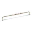 RK International [CP-806-PN] Solid Brass Cabinet Pull Handle - Barrel Middle - Oversized - Polished Nickel Finish - 8&quot; C/C - 8 7/16&quot; L