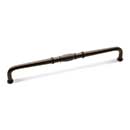 RK International [CP-806-RB] Solid Brass Cabinet Pull Handle - Barrel Middle - Oversized - Oil Rubbed Bronze Finish - 8&quot; C/C - 8 7/16&quot; L
