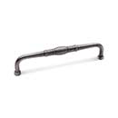 RK International [CP-808-DN] Solid Brass Cabinet Pull Handle - Barrel Middle - Oversized - Distressed Nickel Finish - 5&quot; C/C - 5 3/8&quot; L