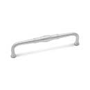 RK International [CP-808-P] Solid Brass Cabinet Pull Handle - Barrel Middle - Oversized - Satin Nickel Finish - 5&quot; C/C - 5 3/8&quot; L