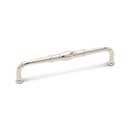 RK International [CP-808-PN] Solid Brass Cabinet Pull Handle - Barrel Middle - Oversized - Polished Nickel Finish - 5&quot; C/C - 5 3/8&quot; L