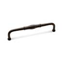 RK International [CP-808-RB] Solid Brass Cabinet Pull Handle - Barrel Middle - Oversized - Oil Rubbed Bronze Finish - 5&quot; C/C - 5 3/8&quot; L