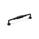 RK International [CP-3701-RB] Solid Brass Cabinet Pull Handle - Beaded Middle - Oversized - Oil Rubbed Bronze Finish - 5&quot; C/C - 5 11/16&quot; L