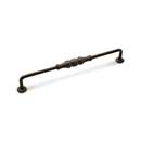 RK International [CP-3702-RB] Solid Brass Cabinet Pull Handle - Beaded Middle - Oversized - Oil Rubbed Bronze Finish - 8&quot; C/C - 8 3/4&quot; L