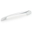 RK International [CP-557-PC] Die Cast Zinc Cabinet Pull Handle - Modern Curve Pull - Oversized - Polished Chrome Finish - 128mm C/C - 6 3/32" L