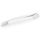 RK International [CP-557-PC] Die Cast Zinc Cabinet Pull Handle - Modern Curve Pull - Oversized - Polished Chrome Finish - 128mm C/C - 6 3/32&quot; L