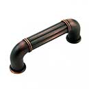 RK International [CP-640-VB] Die Cast Zinc Cabinet Pull Handle - Corcoran Series - Standard Size - Valencia Bronze Finish - 3" C/C - 3 11/16" L