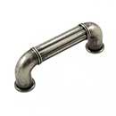 RK International [CP-640-WN] Die Cast Zinc Cabinet Pull Handle - Corcoran Series - Standard Size - Weathered Nickel Finish - 3" C/C - 3 11/16" L