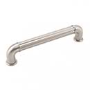 RK International [CP-641-P] Die Cast Zinc Cabinet Pull Handle - Corcoran Series - Oversized - Satin Nickel Finish - 5" C/C - 5 11/16" L