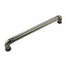 RK International [CP-642-WN] Die Cast Zinc Cabinet Pull Handle - Corcoran Series - Oversized - Weathered Nickel Finish - 8" C/C - 8 11/16" L