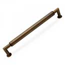 RK International [CP-879-AE] Solid Brass Cabinet Pull Handle - Cylinder Middle - Oversized - Antique English Finish - 10&quot; C/C - 10 5/8&quot; L