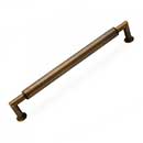 RK International [CP-882-AE] Solid Brass Cabinet Pull Handle - Cylinder Middle - Oversized - Antique English Finish - 8&quot; C/C - 8 9/16&quot; L