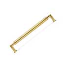 RK International [CP-882-ULB] Solid Brass Cabinet Pull Handle - Cylinder Middle - Oversized - Polished Brass Unlacquered Finish - 8" C/C - 8 9/16" L
