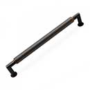 RK International [CP-882-VB] Solid Brass Cabinet Pull Handle - Cylinder Middle - Oversized - Valencia Bronze Finish - 8&quot; C/C - 8 9/16&quot; L
