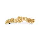 RK International [CP-83] Solid Brass Cabinet Pull Handle - Daisy - Standard Size - Polished Brass Finish - 3" C/C - 4 1/4" L