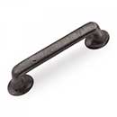RK International [CP-809-DN] Solid Brass Cabinet Pull Handle - Distressed Rustic - Standard Size - Distressed Nickel Finish - 4&quot; C/C - 5&quot; L