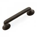 RK International [CP-809-RB] Solid Brass Cabinet Pull Handle - Distressed Rustic - Standard Size - Oil Rubbed Bronze Finish - 4&quot; C/C - 5&quot; L