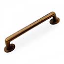 RK International [CP-810-AE] Solid Brass Cabinet Pull Handle - Distressed Rustic - Oversized - Antique English Finish - 6&quot; C/C - 7 1/8&quot; L