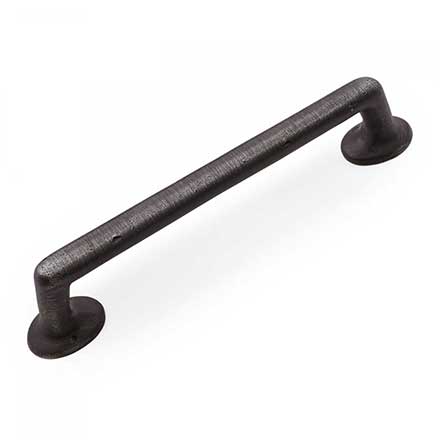 RK International [CP-810-DN] Solid Brass Cabinet Pull Handle - Distressed Rustic - Oversized - Distressed Nickel Finish - 6&quot; C/C - 7 1/8&quot; L