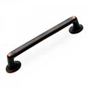 RK International [CP-810-VB] Solid Brass Cabinet Pull Handle - Distressed Rustic - Oversized - Valencia Bronze Finish - 6" C/C - 7 1/8" L
